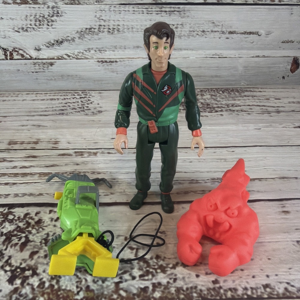 Vintage The Real Ghostbusters Peter Venkman Power Pack Heroes Complete w/ String